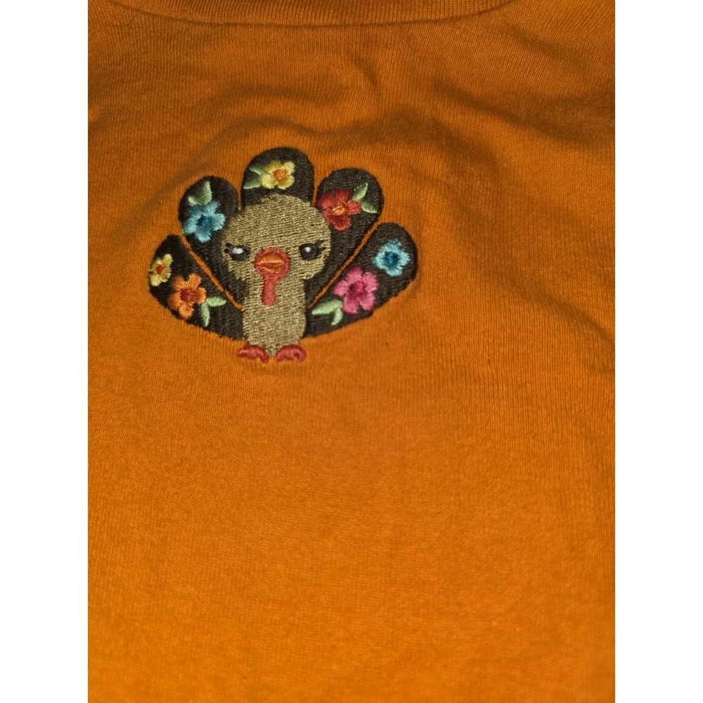 Gymboree woodland friends turkey top skirt pants outfit size 12 18 months